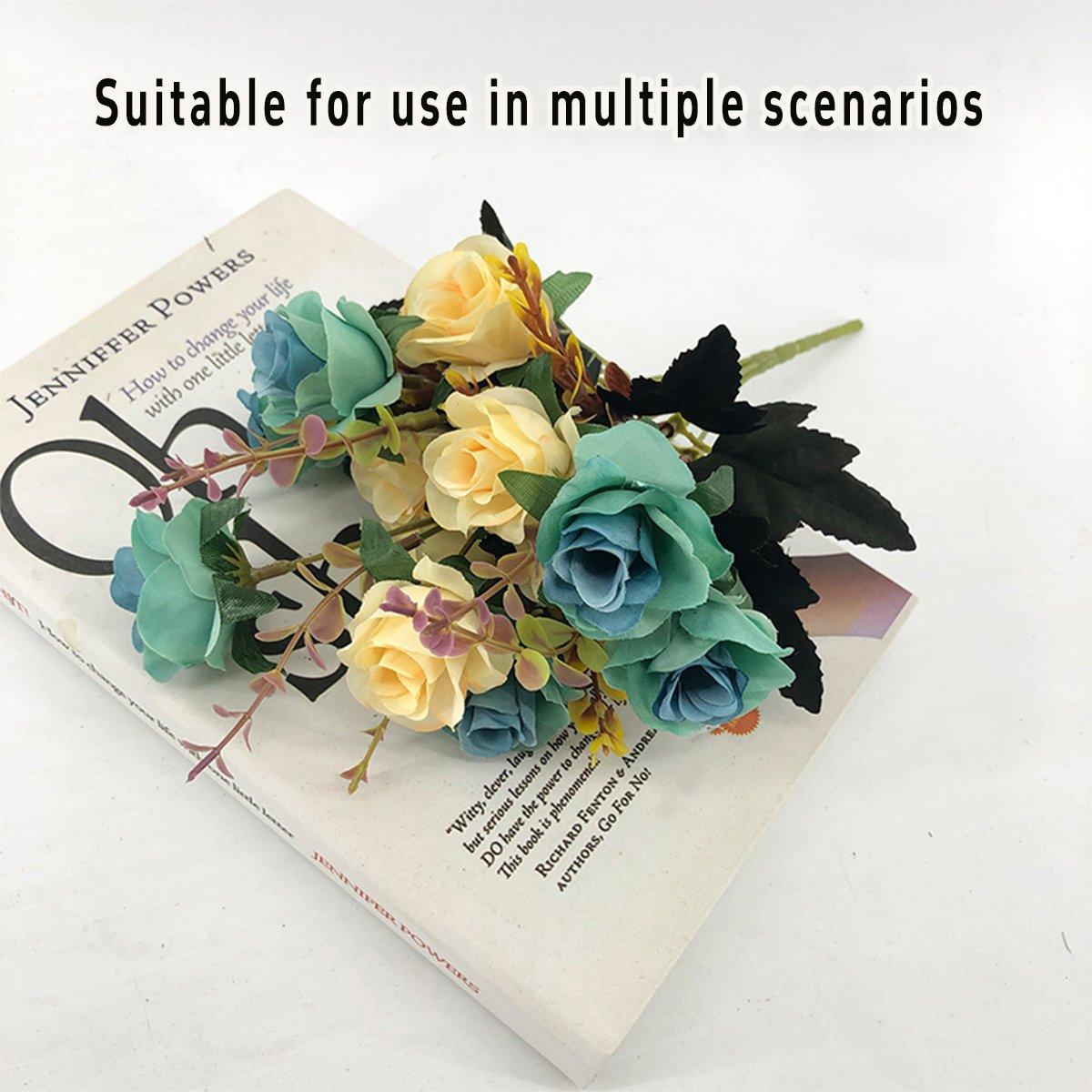 4pcs Artificial Flowers Home Decoration Floral Arrangement for Living Room Decor