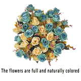 4pcs Artificial Flowers Home Decoration Floral Arrangement for Living Room Decor - 45-Degree Angle