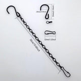 15PCS Metal Hanging Chains for Plants Flower Pot Basket Garden Bird Feeder