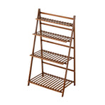 4 Tier Indoor Folding Plant Stand Shelf Rack Corner For Living Room Balcony