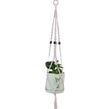 Macrame Plant Flower Pot Holder Hanger Hanging Planter Basket Hemp Rope Braided - #17 - Extra Image
