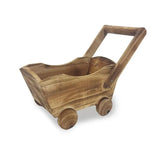 Cartoon Flower Pot Wooden Pot for Plants Cute Car Shape Decorative Planter Pot - Close-Up Angle