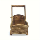 Cartoon Flower Pot Wooden Pot for Plants Cute Car Shape Decorative Planter Pot - Extra Image