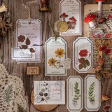Scrapbooking Flower Stickers Pet Transparent Sticker - A