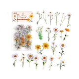 Scrapbooking Flower Stickers Pet Transparent Sticker - A - Low Angle