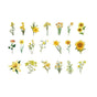 Scrapbooking Flower Stickers Pet Transparent Sticker - G