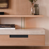 Hidden Recessed Cabinet Handle 120mm 200mm Slotted Drawer Door Pull Furniture - Grey-200mm - Top-Down View