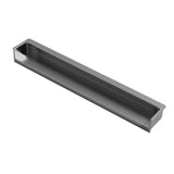 Hidden Recessed Cabinet Handle 120mm 200mm Slotted Drawer Door Pull Furniture - Grey-200mm - Extra Image