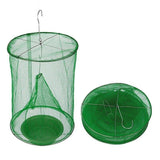 6PCS Reusable Hanging Fly Trap Net Cage Insect Catcher for Garden Farm Outdoor Use - Side View