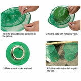 6PCS Reusable Hanging Fly Trap Net Cage Insect Catcher for Garden Farm Outdoor Use - 45-Degree Angle