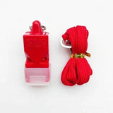 On Sale Classic Whistle Cmg Referee Outdoor Indoor Football Sport Safe Au Stock - Red - Close-Up Angle