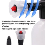 2L Car Wash Foam Sprayer Hand Held Pump Wash Spray Bottle Snow Foam Detailing - White - 45-Degree Angle