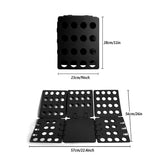Folding Clothes Board Laundry Organizer Shirt Pants Tidy Storage Tool Easy Use - Side View