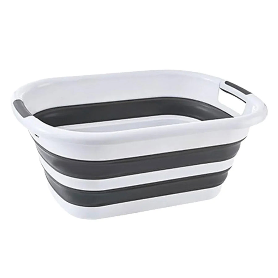 Foldable Laundry Basket Collapsible Washing Clothes Bin with Handles for Home - L