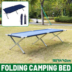 Folding Camping Bed Stretcher Light Weight Camp Hiking Portable with Carry Bag