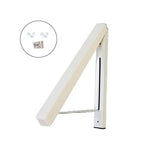 Mini Wall Hanging Retractable Clothes Drying Rack Space Saving Laundry Hanger - B - Low Angle