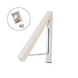 Mini Wall Hanging Retractable Clothes Drying Rack Space Saving Laundry Hanger - B