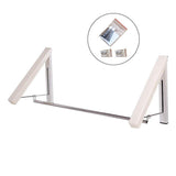 Mini Wall Hanging Retractable Clothes Drying Rack Space Saving Laundry Hanger - D