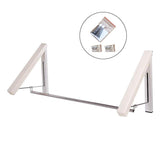 Mini Wall Hanging Retractable Clothes Drying Rack Space Saving Laundry Hanger - D - Close-Up Angle