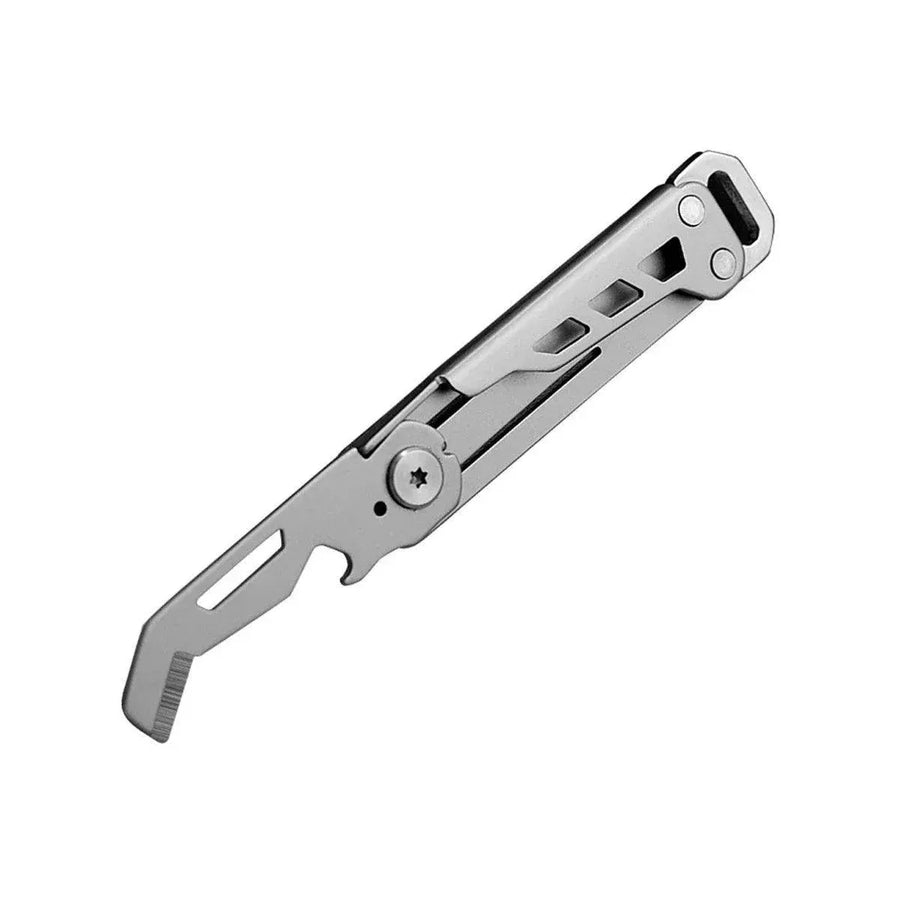 Multifunctional Folding Knife Case Opener Portable Bottle Opener EDC Tool Kit - Black