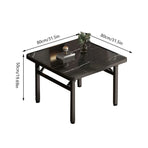 Folding Square Table Space Saving Durable for Home Office Balcony