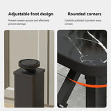 Folding Square Table Space Saving Durable for Home Office Balcony - Top-Down View