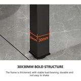 Folding Square Table Space Saving Durable for Home Office Balcony - 45-Degree Angle