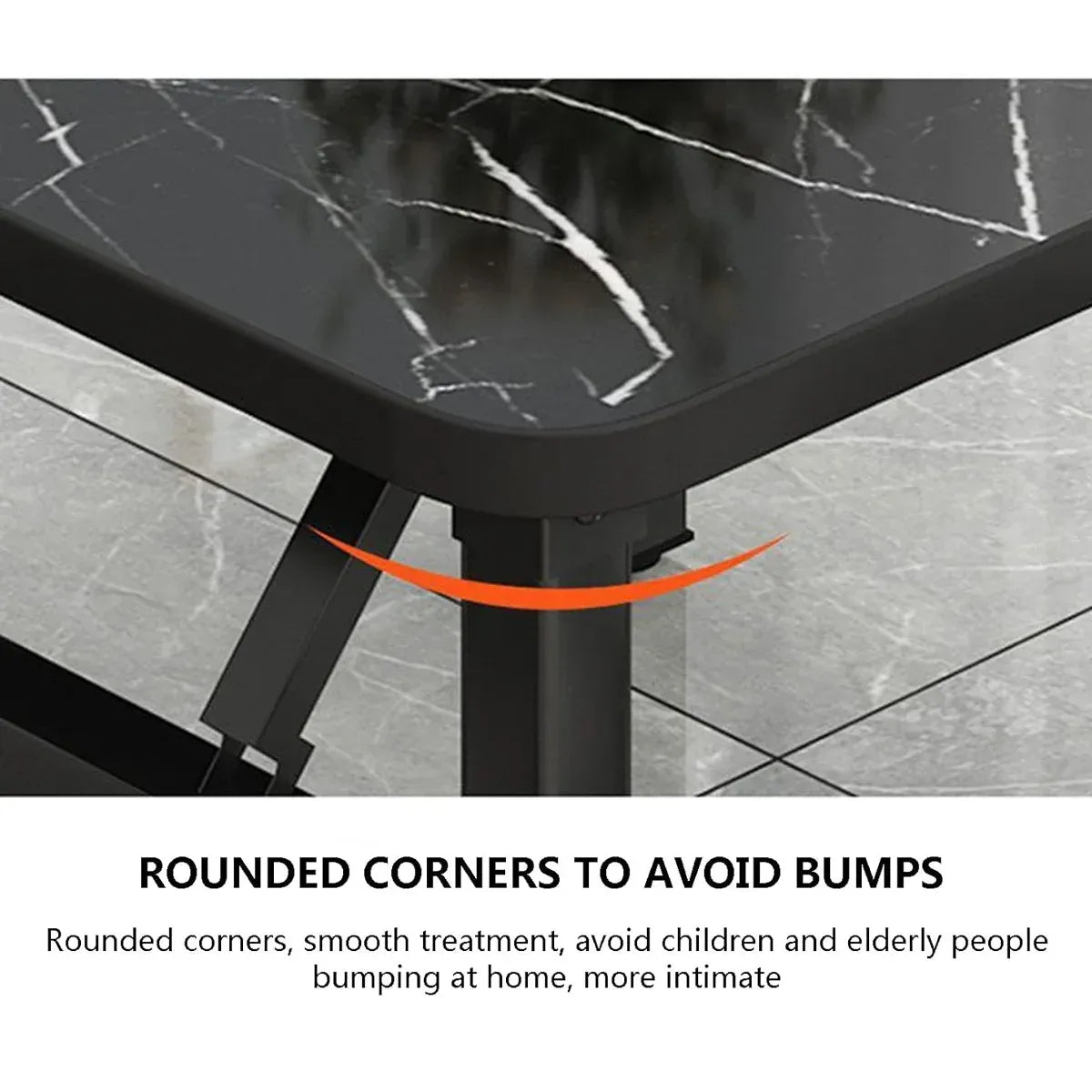 Folding Square Table Space Saving Durable for Home Office Balcony