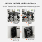 Folding Square Table Space Saving Durable for Home Office Balcony - Extra Image