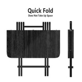 Folding Dining Table Model Portable Simple Household Table Compact Space Saving - Top-Down View