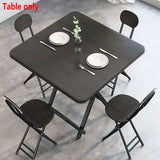 Folding Dining Table Model Portable Simple Household Table Compact Space Saving - Extra Image