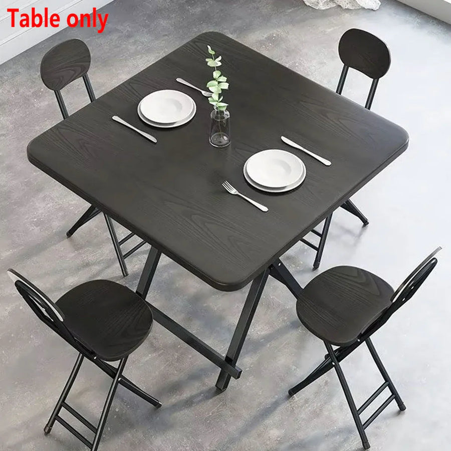 Folding Dining Table Model Portable Simple Household Table Compact Space Saving