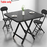 Folding Dining Table Model Portable Simple Household Table Compact Space Saving - Extra Image