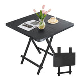Folding Dining Table Model Portable Simple Household Table Compact Space Saving - Extra Image