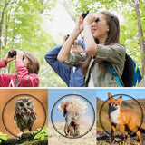 Day Night Vision Binoculars 30 X 60 Outdoor Travel Folding Telescope - Top-Down View