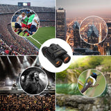 Day Night Vision Binoculars 30 X 60 Outdoor Travel Folding Telescope - 45-Degree Angle