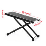 Guitar Foot Rest Pedal Adjustable 6-Position Foldable Stand Support for Players
