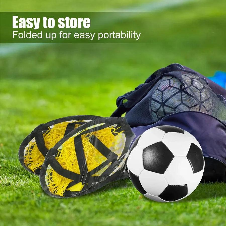 Football Training Soccer Goal Net Free Kick Target Shot Practice Scoring Post