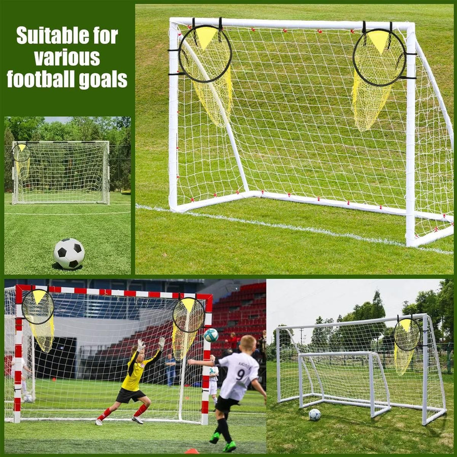 Football Training Soccer Goal Net Free Kick Target Shot Practice Scoring Post