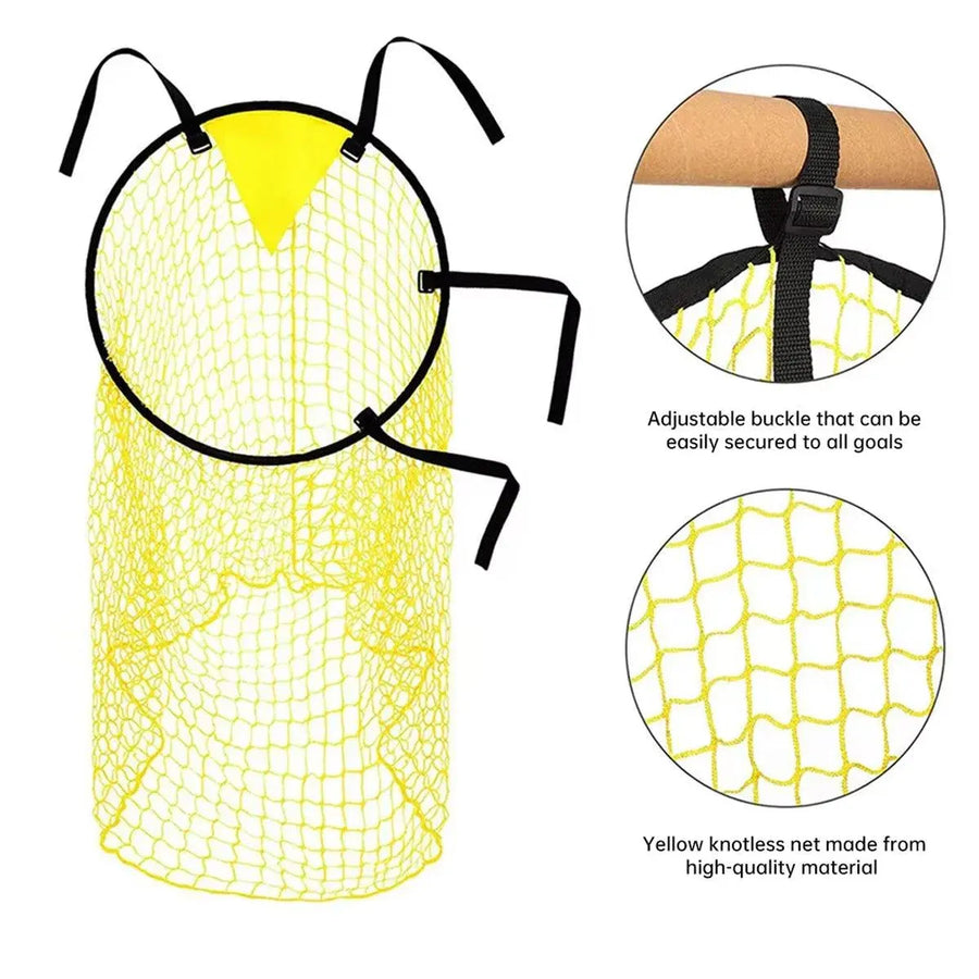 Football Training Soccer Goal Net Free Kick Target Shot Practice Scoring Post
