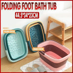 Folding Foot Spa Pedicure Bath Massage Tub Bucket Feet Basin Therapy Luxury - Pink