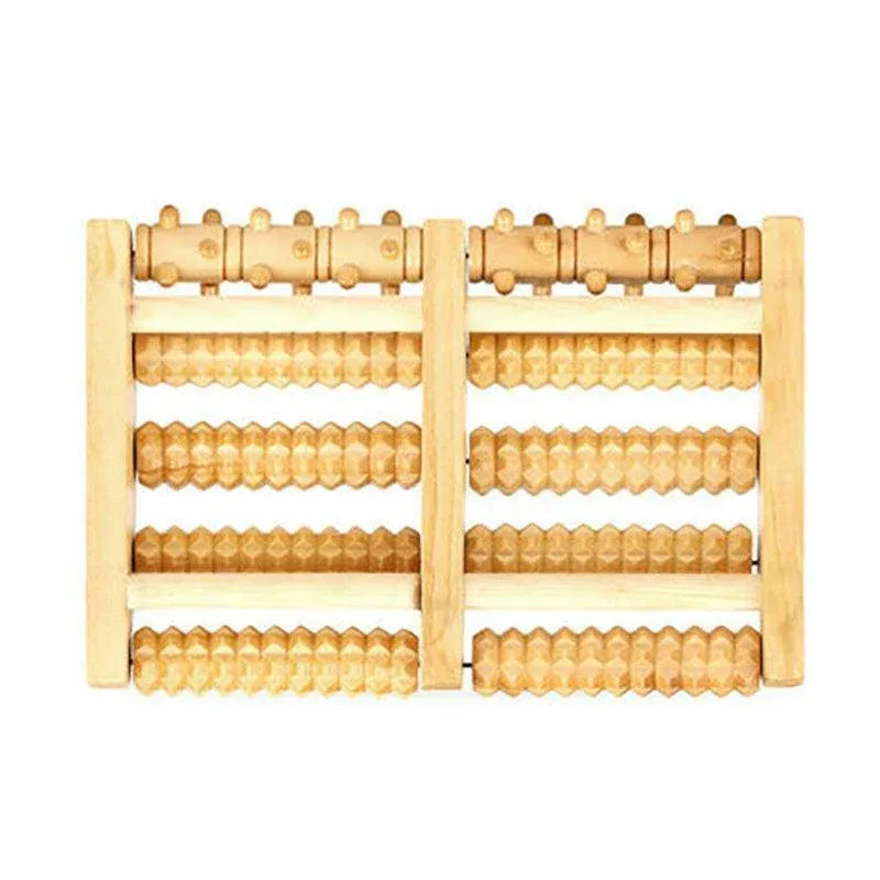Large Wooden Foot Roller Relaxation Tool for Home or Office Use