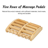 Large Wooden Foot Roller Relaxation Tool for Home or Office Use