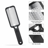 Stainless Steel Foot File Scraper Grater Pedicure Rasp Callus Remover Tool - Rose Red - Rear View