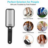Stainless Steel Foot File Scraper Grater Pedicure Rasp Callus Remover Tool - Rose Red - Extra Image