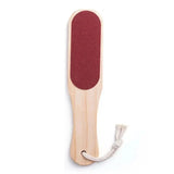 Foot File Pedicure Wood Double Sided Rasp Dead Skin Callus Remover Sanding Tools - Front View