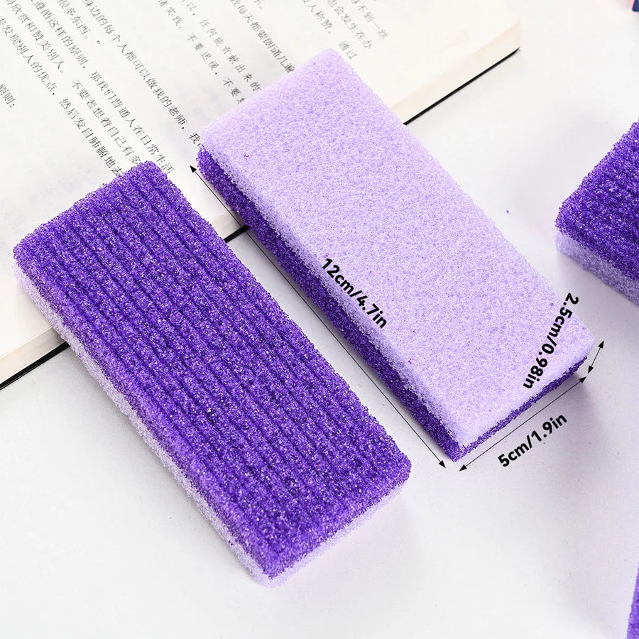 4X Pumice Foot Stone File Exfoliate Rasp Dead Skin Scrub Pedicure Remove Sands