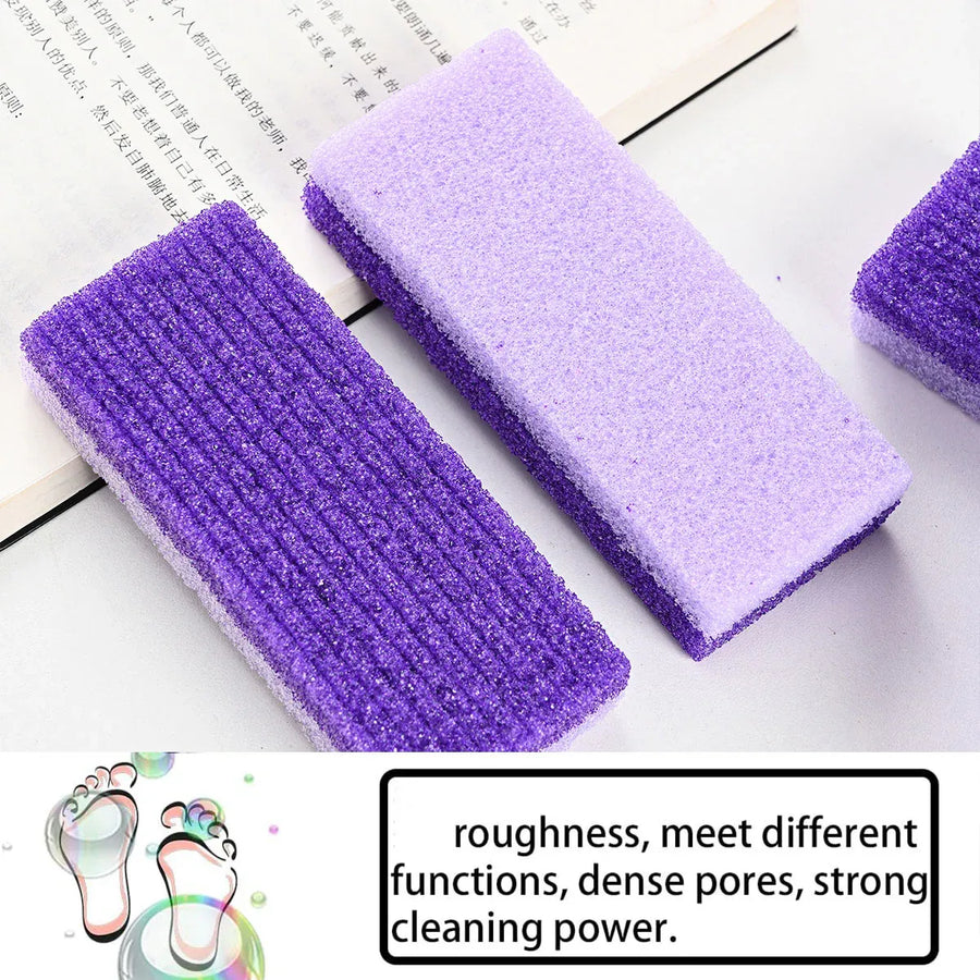 4X Pumice Foot Stone File Exfoliate Rasp Dead Skin Scrub Pedicure Remove Sands