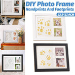 Keepsake DIY Handprint Footprint Photo Frame Kit for Pets or Memories - Black