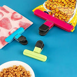 12pcs Plastic Bag Clips Food Storage Sealing Clips Snack Sealer Multi Purpose - Extra Image